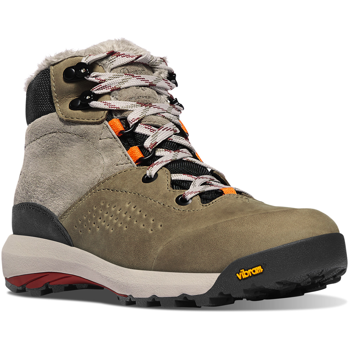 Botas Montaña Danner Mujer Mexico - Inquire Mid Insulated Verde Oliva/Grises - SRKWZ3580